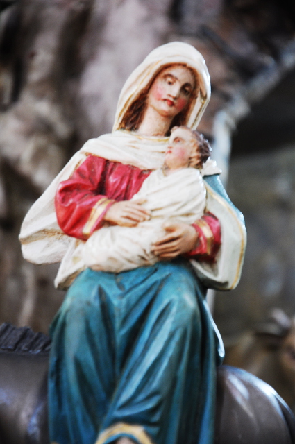 Maria mit dem Jesus-Kind auf dem Esel @V.Gäbke2022
