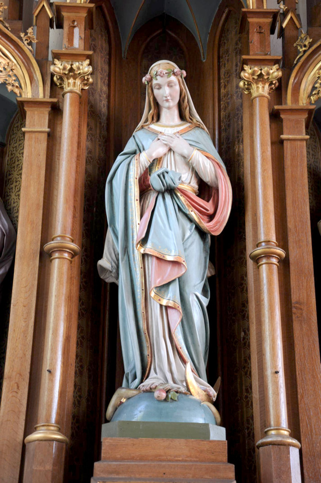 Hl Maria am Seitenaltar © V.Gäbke