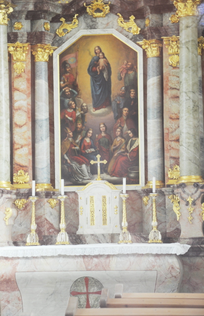 St. Georg Innenraum mit Altar @V.Gäbke2022