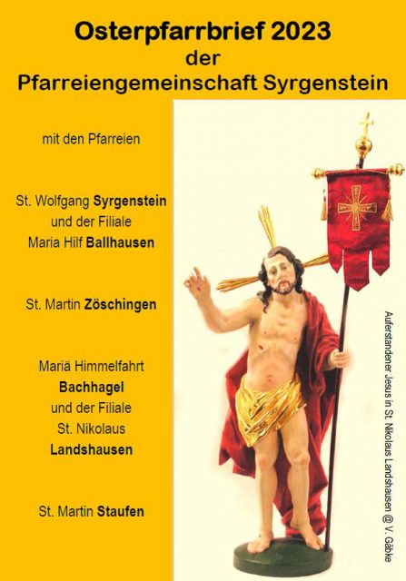 Pfarrbrief Ostern 2023